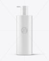 Plastic Cosmetic Bottles with Pump Cap Mockup