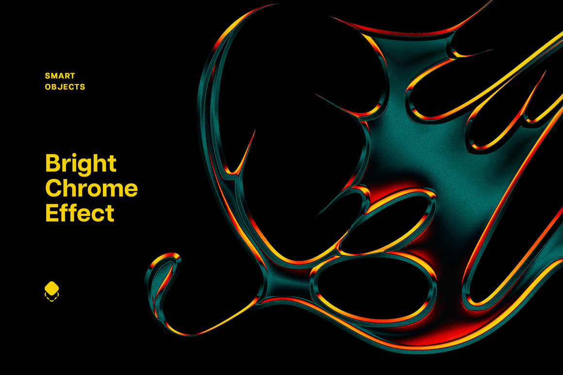Colorful Chromatic Metal Text &amp; Logo Effect
