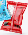Glossy Snack Bags Mockup