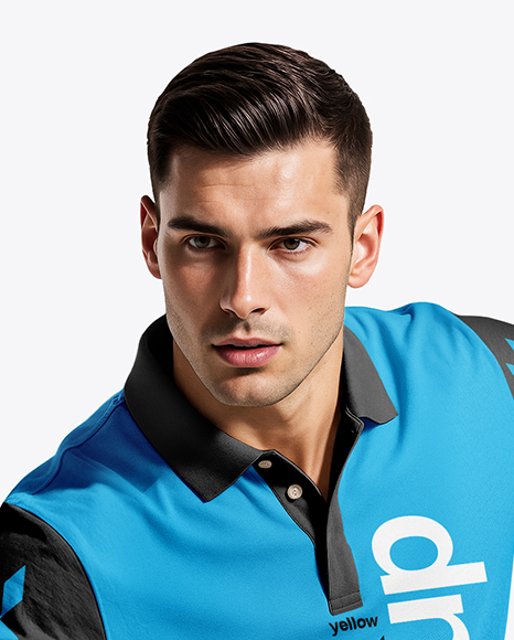 Man Wearing Tennis Uniform Mockup