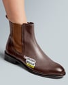 Chelsea Boots on Woman's Legs with Skirt Mockup