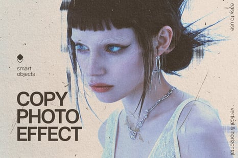 Grunge Copy Photo Effect - Add-Ons