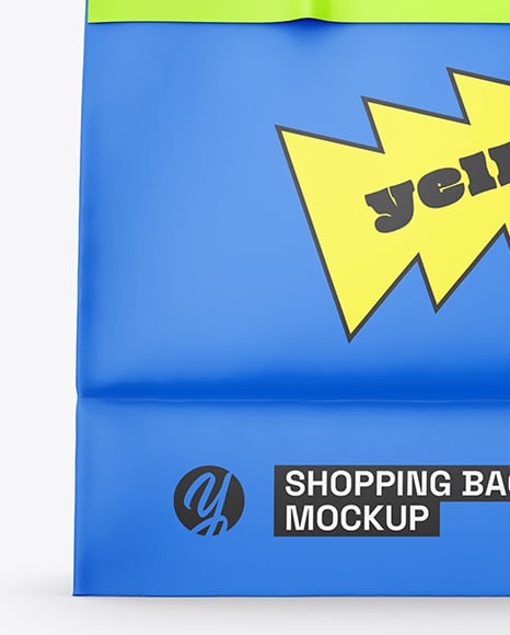 Matte Paper Bag Mockup