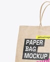 Kraft Paper Bag Mockup