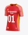 Training Short Sleeve Jersey Mockup - Half Side View