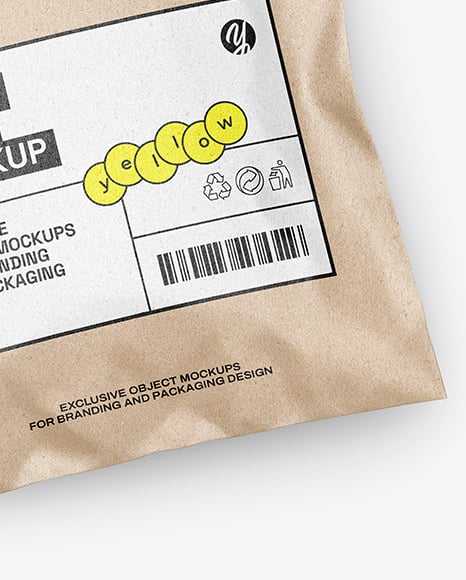 Kraft Paper Mailing Bags Mockup