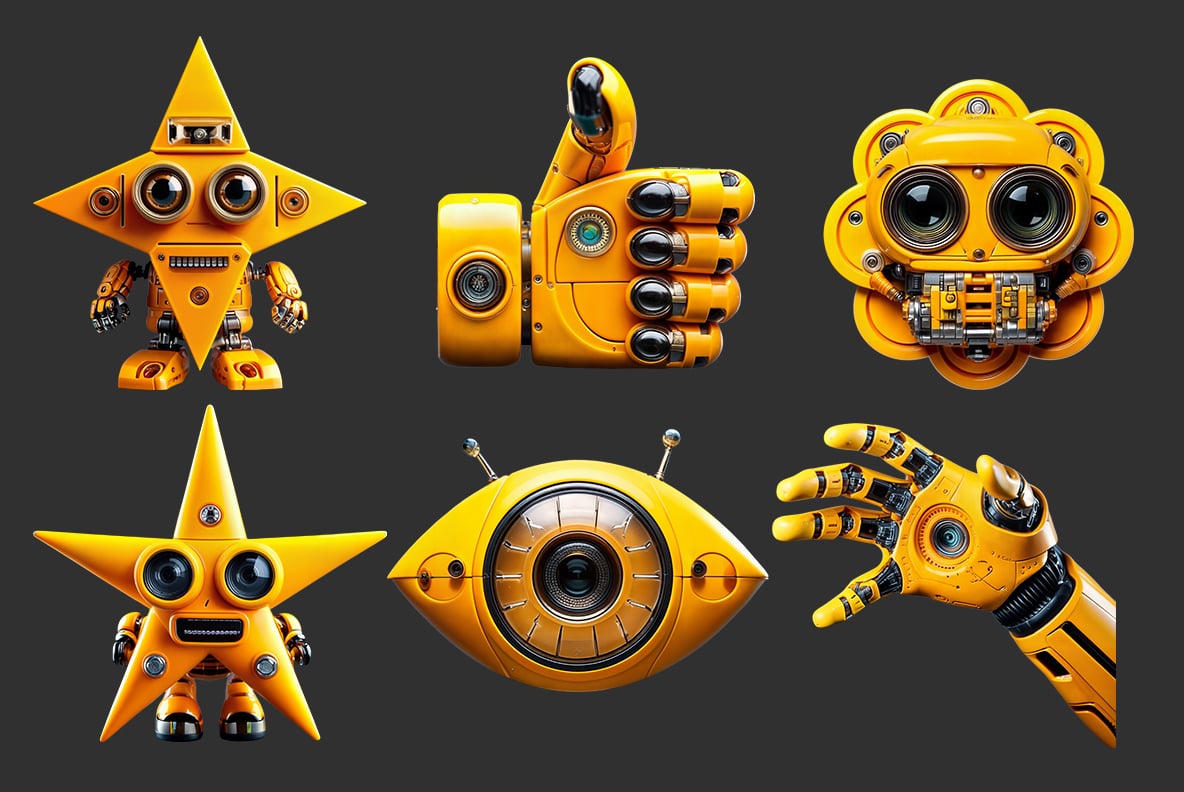 Yellow Robot Font