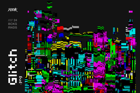 Glitch | Transparent PNG TV Color Bars