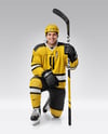Man Wearing Full Ice Hockey Kit Mockup