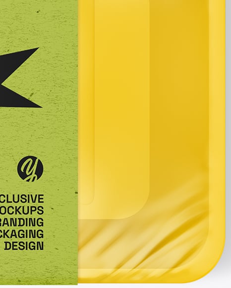 Empty Food Tray Mockup