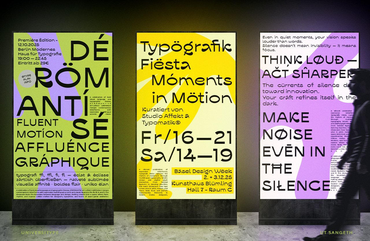 UT Sangeth - A Reverse Contrast Playful Sans