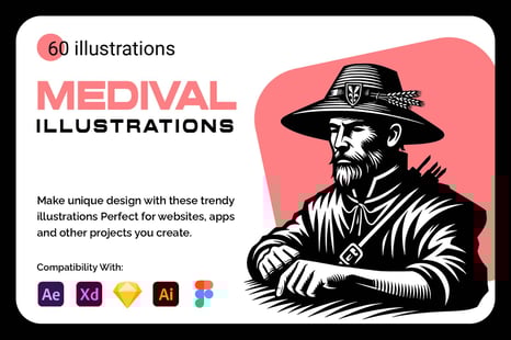 Medieval Illustrations - Illustrations