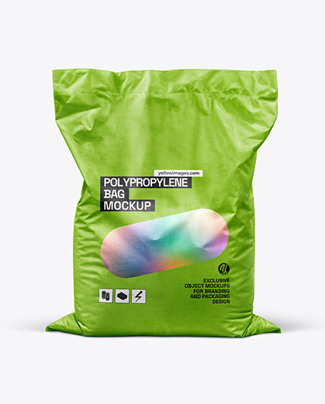 Polypropylene Bag Mockup - Santa sack mockup
