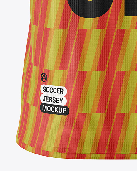 Soccer Jersey Mockup - Back View