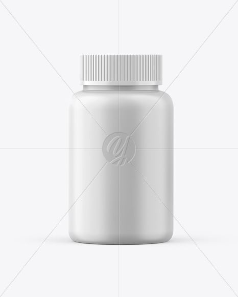 Matte Medicine Pill Bottle Mockup