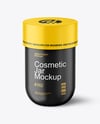 Matte Cosmetic Jar Mockup