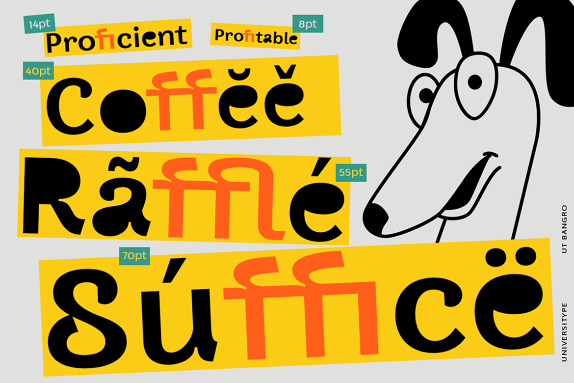 UT Bangro - A Bold Display Font