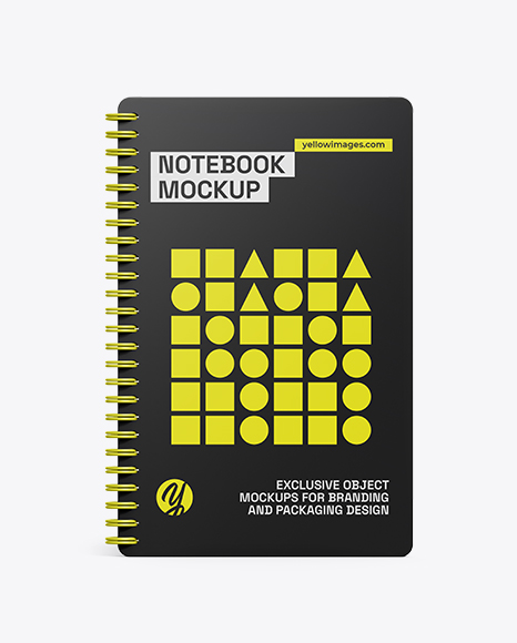 Notepad Mockup – Front View
