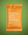 Matte Trading Card Pack Mockup