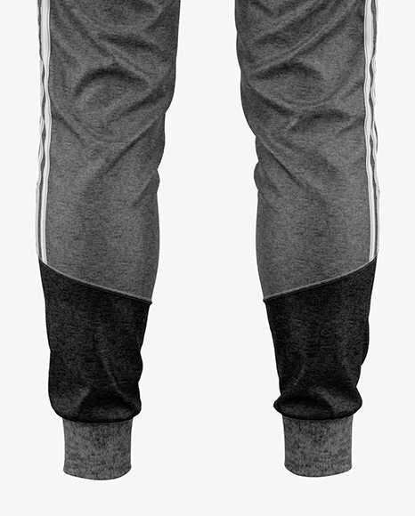 Heather Men’s Pants Mockup - Back View