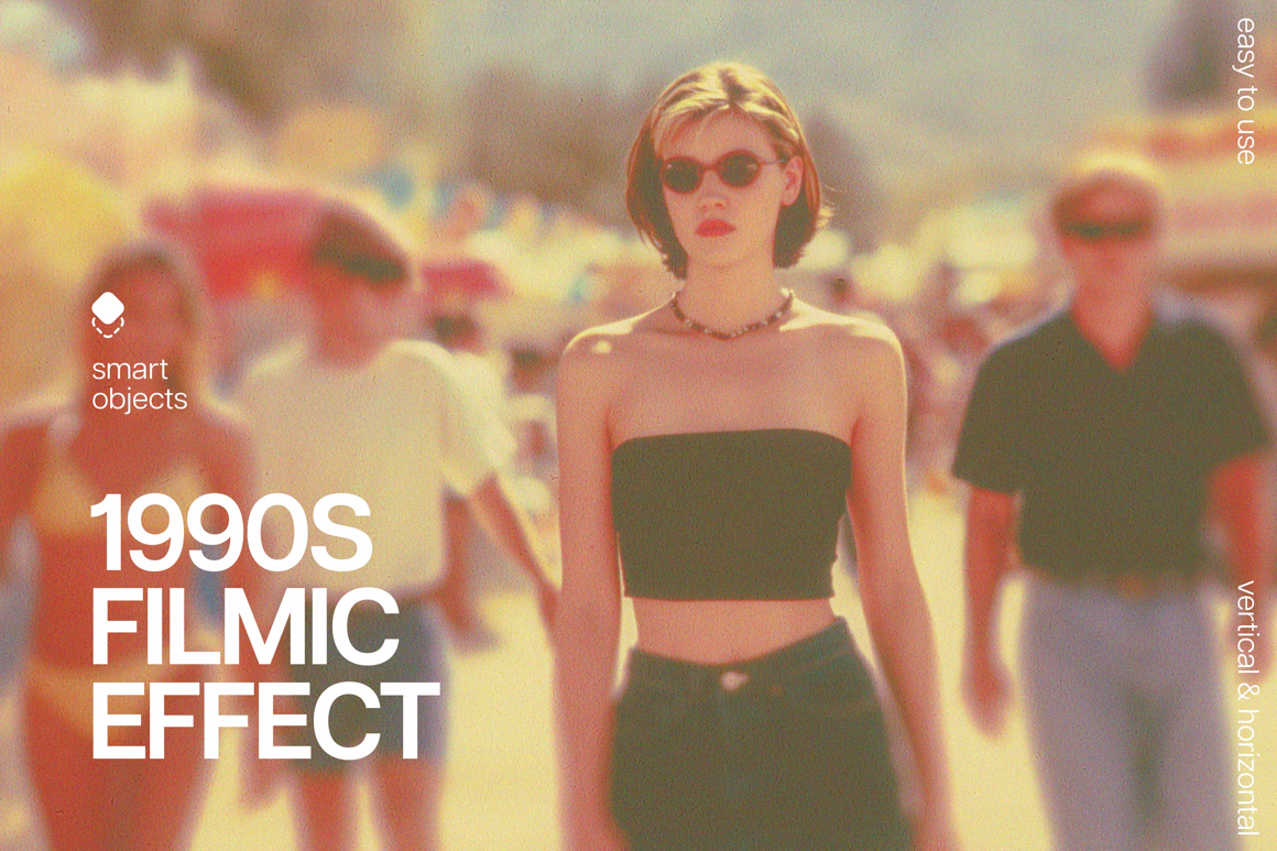 1990s Film Photo Template