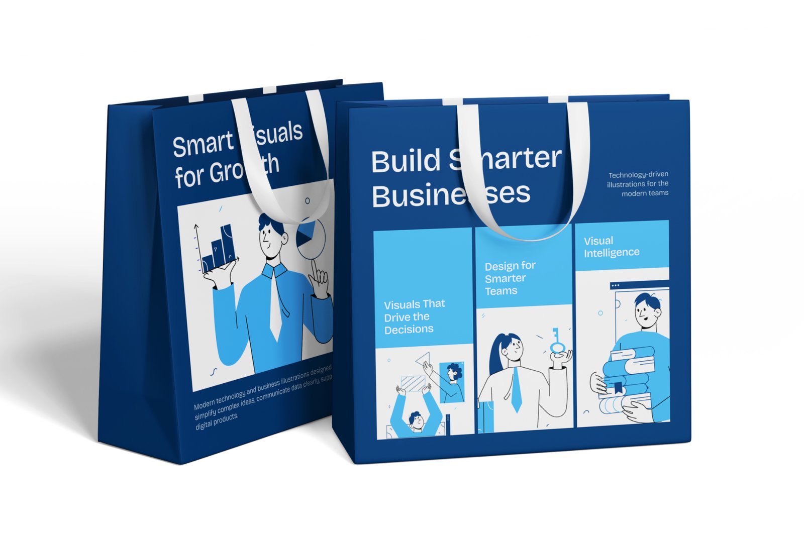 Tech and Business Illustration Set