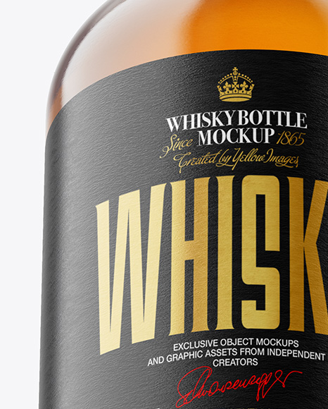Whiskey Bottle Mockup