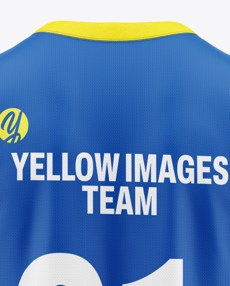 Basketball Jersey Mockup - Back View