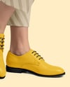 Derby Shoes on Woman's Legs Mockup