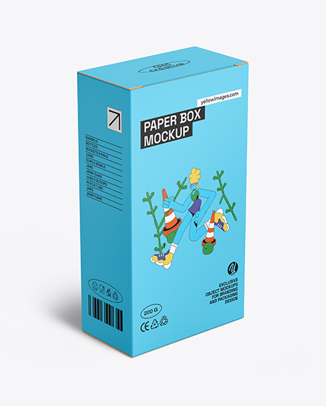 Paper Box Mockup