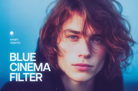 Blue Cinematic Filter Photo Effect - Add-Ons