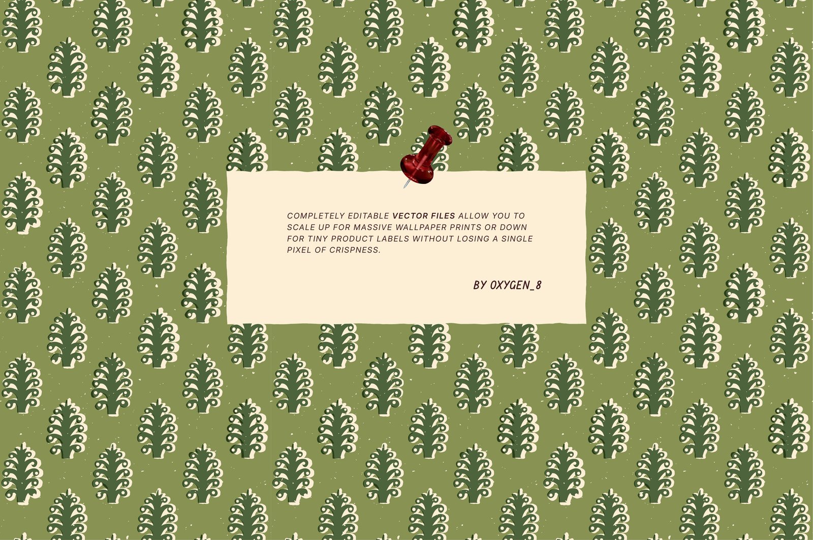 Block Print. Seamless Patterns