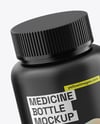 Matte Medicine Pill Bottle Mockup