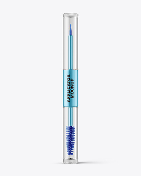 Metallic Hairoil Applicator Tube Mockup - Object mockup