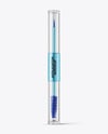 Metallic Hairoil Applicator Tube Mockup