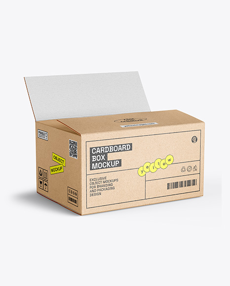 Kraft Paper Box Mockup