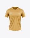 V-Neck Rugby Jersey Mockup - Front View