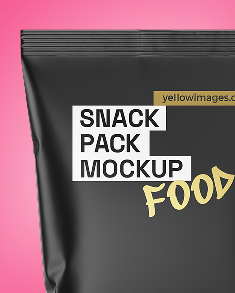 Matte Snack Pack Mockup