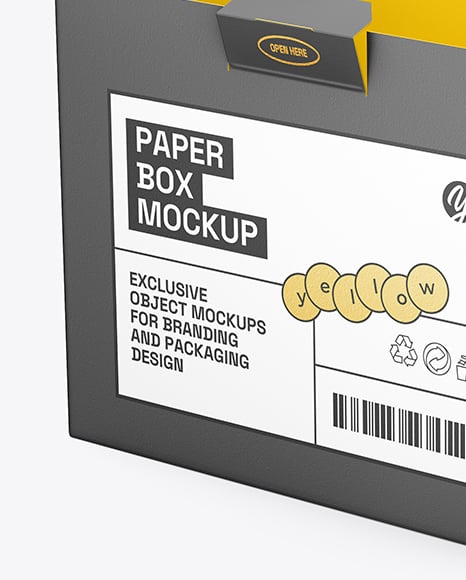 Paper Box Mockup