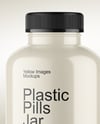 Plastic Pills Jar Mockup
