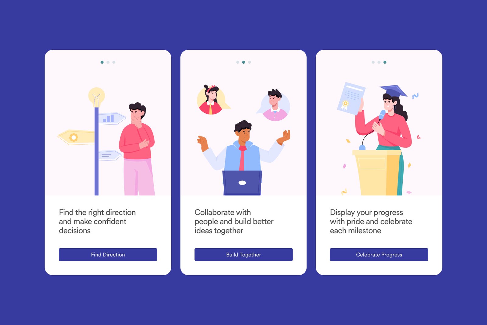 Business Flat Illustrations