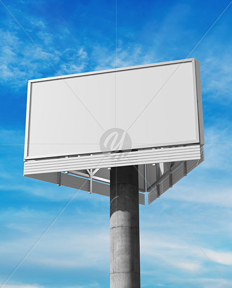 Billboard on the City Street Mockup