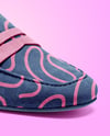 Suede Loafer Mockup