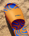 Slide Sandals on Women's Legs Mockup