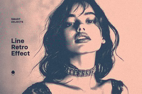 Engraved Line Photo Effect - Add-Ons