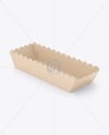 Kraft Paper Food Tray Mockup