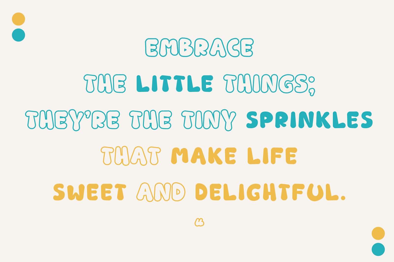 Rounded Robin - Cute and Girly Font Duo