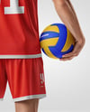 Man Wearing Full Volleyball Kit with Ball Mockup