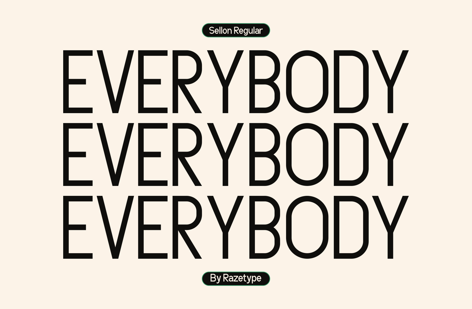 Sellon - Contemporary Sans Serif