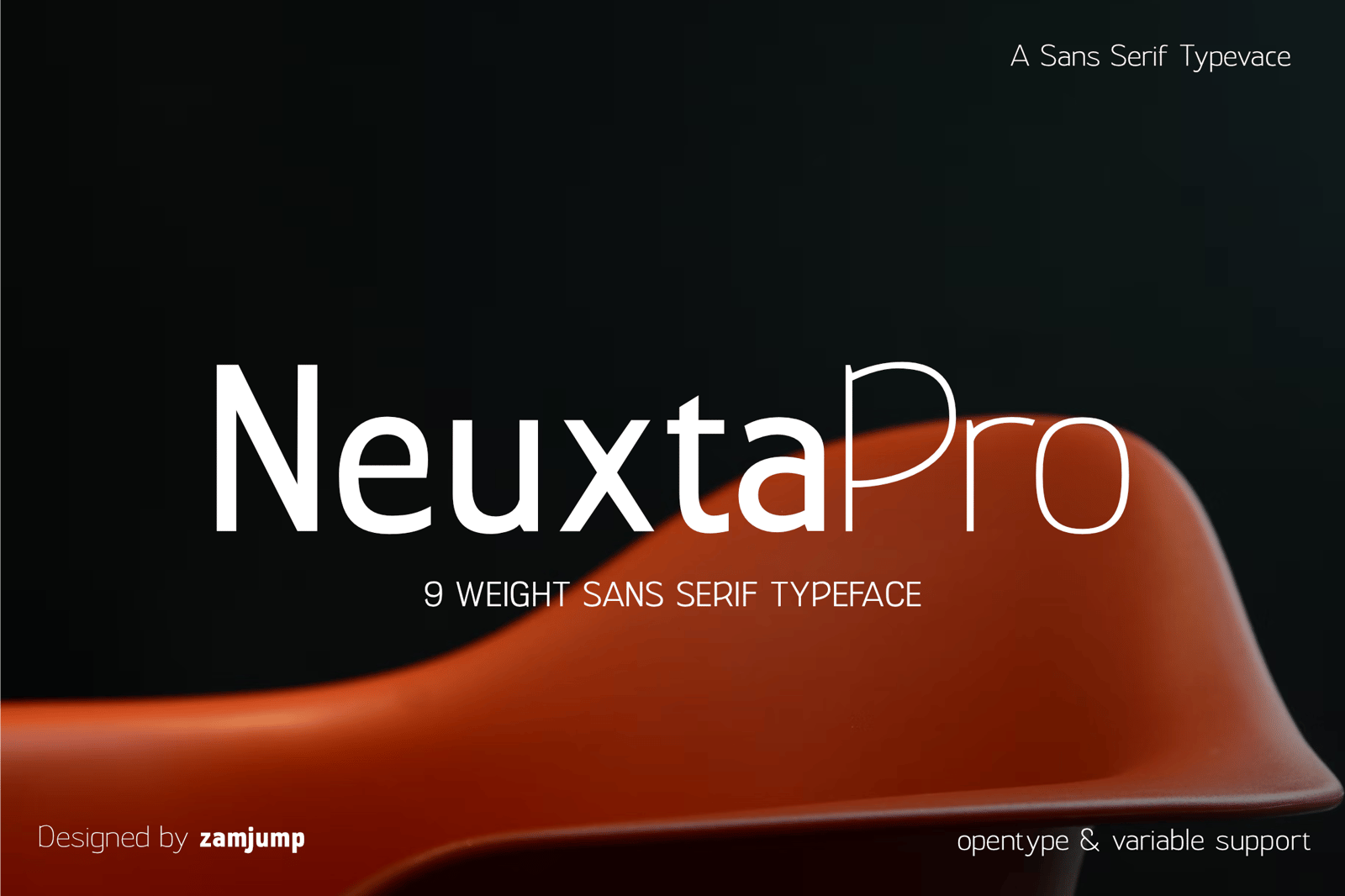 NeuxtaPro - a modern sans serif typeface